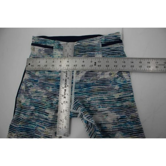 Lululemon Womens Size 4 Blurry Belle Real Quick Tight Leggings Multicolor gym - Picture 8 of 11